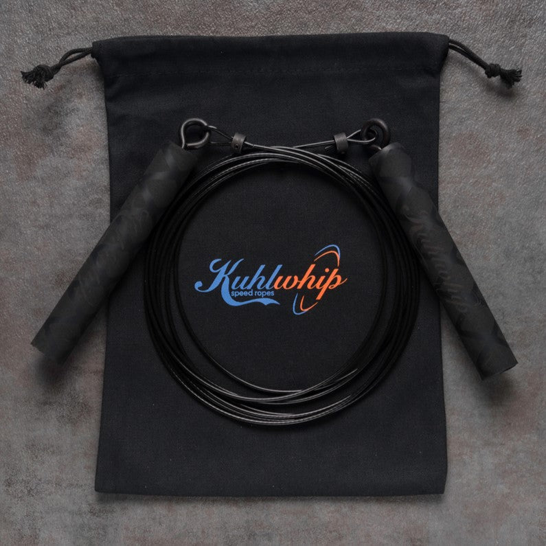 Kuhlwhip Speed Rope- Black - Kuhlwhip LLC